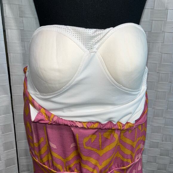 PrAna Womens Avore Dress Size Medium Halter Neckline Boho Drip Waist Summer Soft - Picture 14 of 16